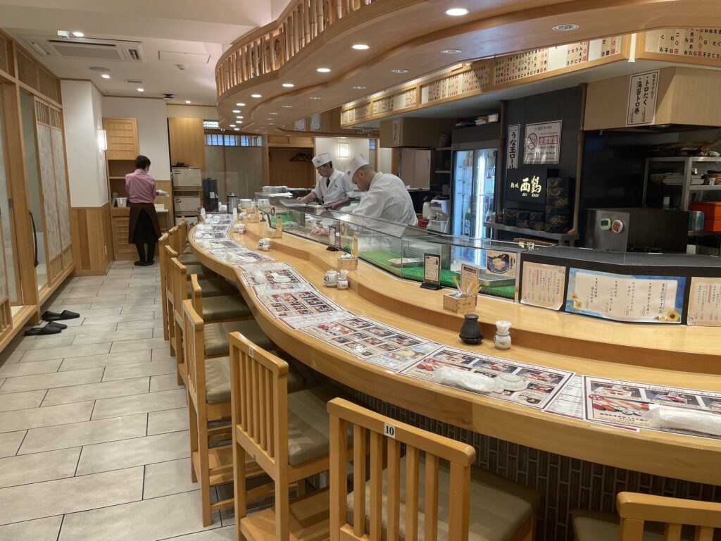 すすきのでお寿司を手軽にランチで楽しむ。