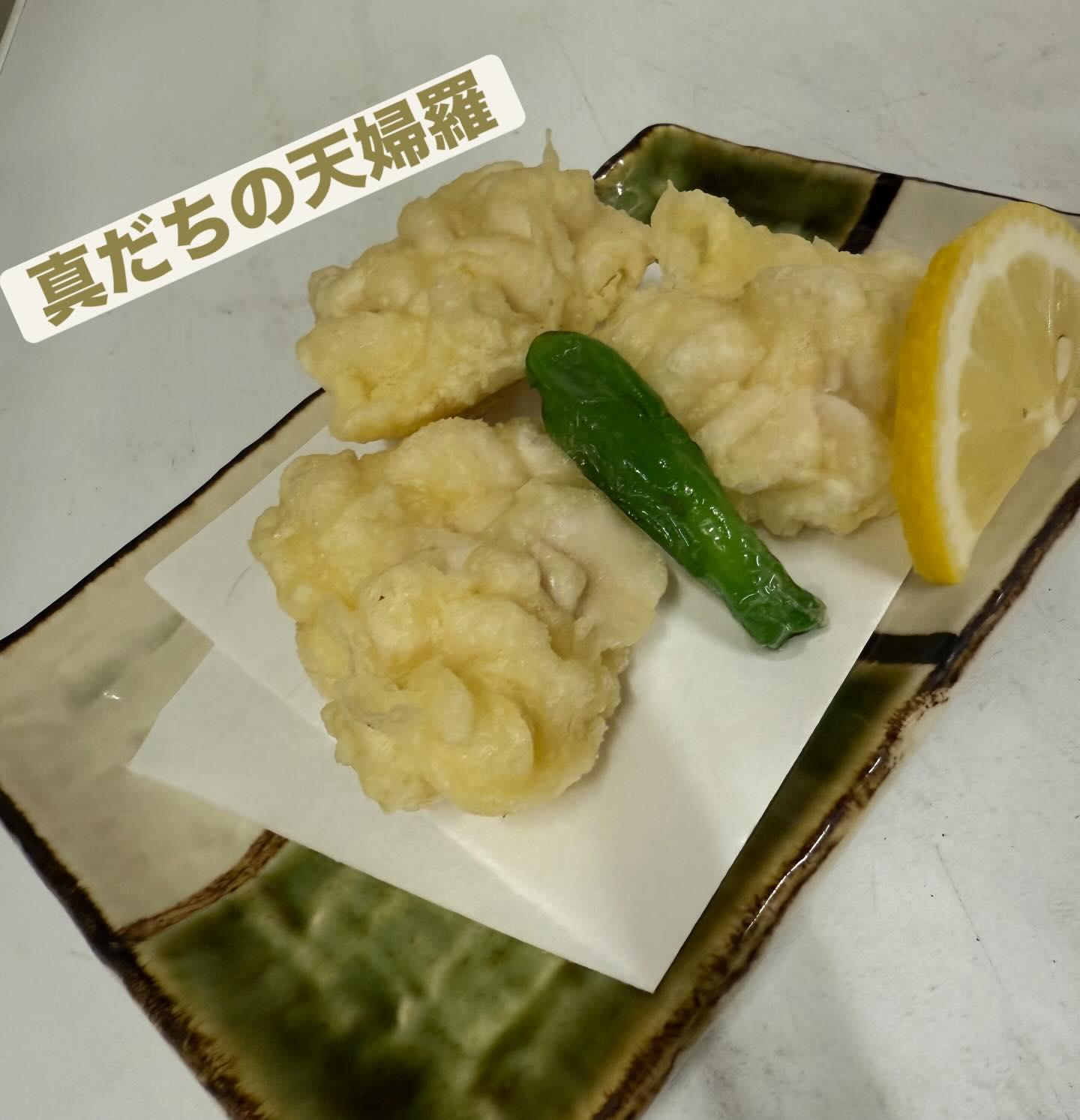 【狸小路×海鮮】本日のおすすめ「真だちの天婦羅」《西鶴 狸小路店》restaurants/sushi/omakase/u…